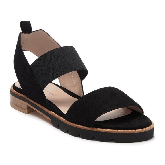 Stuart Weitzman Black Topical Platform Sandal NWOB